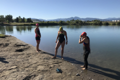 Swimming at East Gallatin Recreation Area in Bozeman, MT. Summer 2020